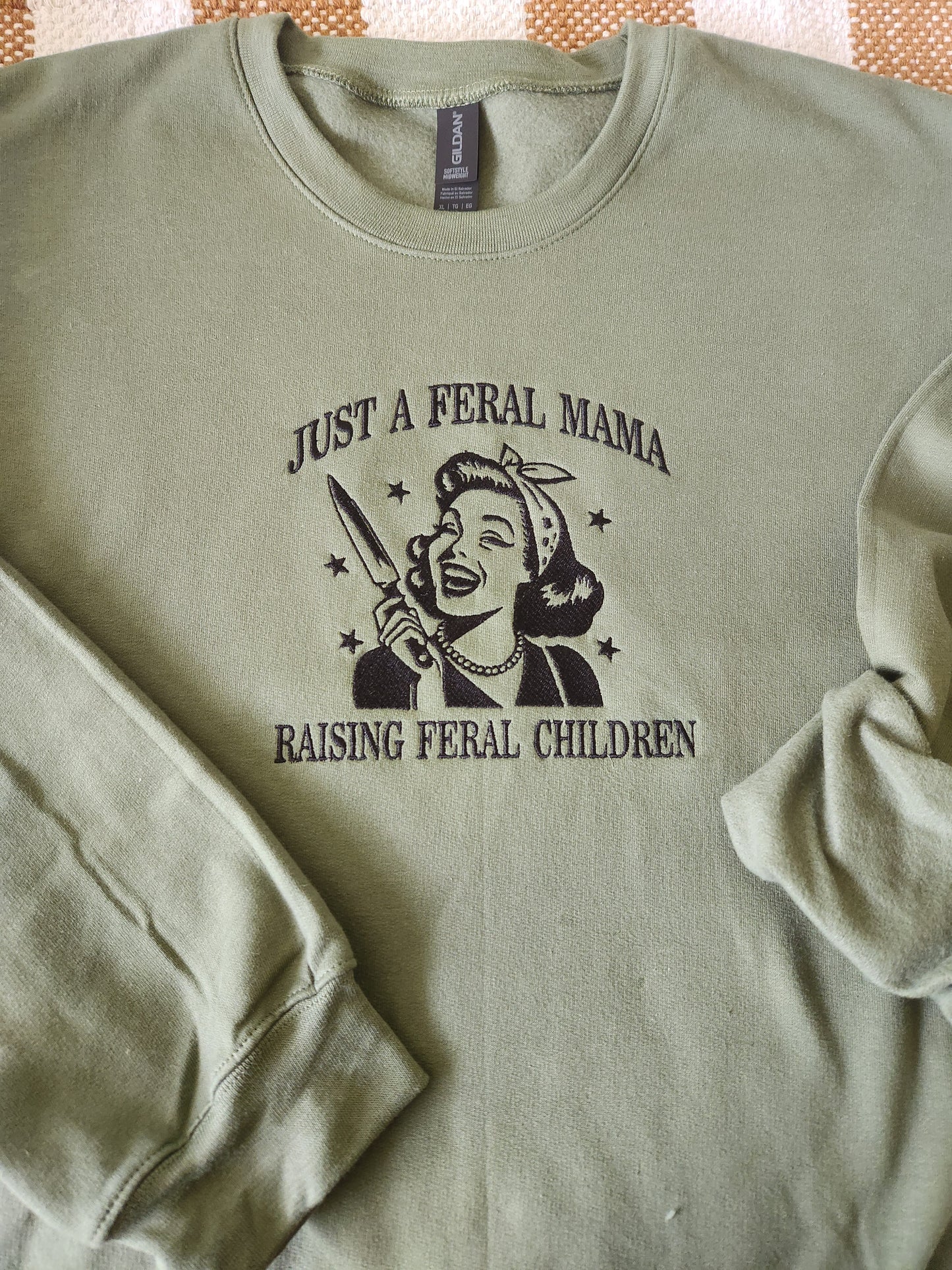 Feral mama crewneck