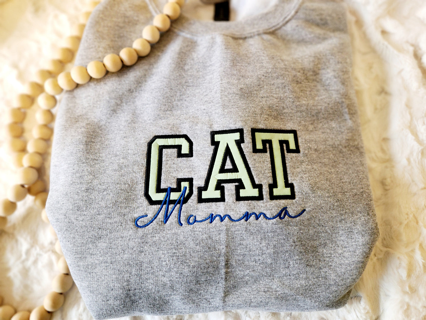Cat Momma  crew neck