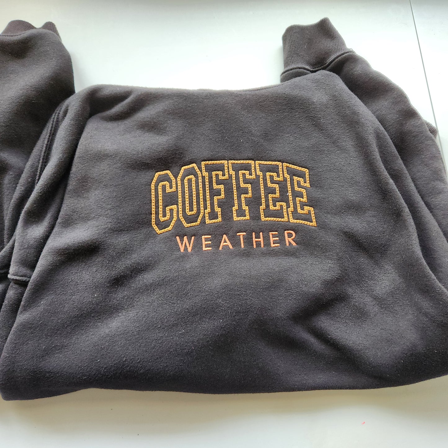 Coffee weather black Hoodie