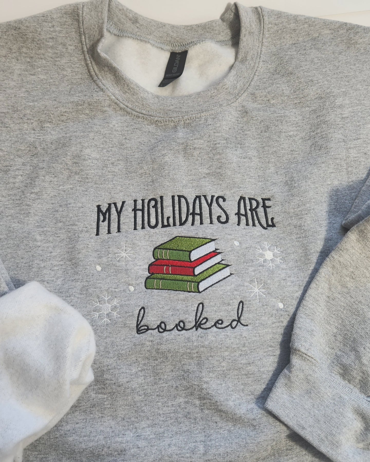 My holidays are booked crew neck