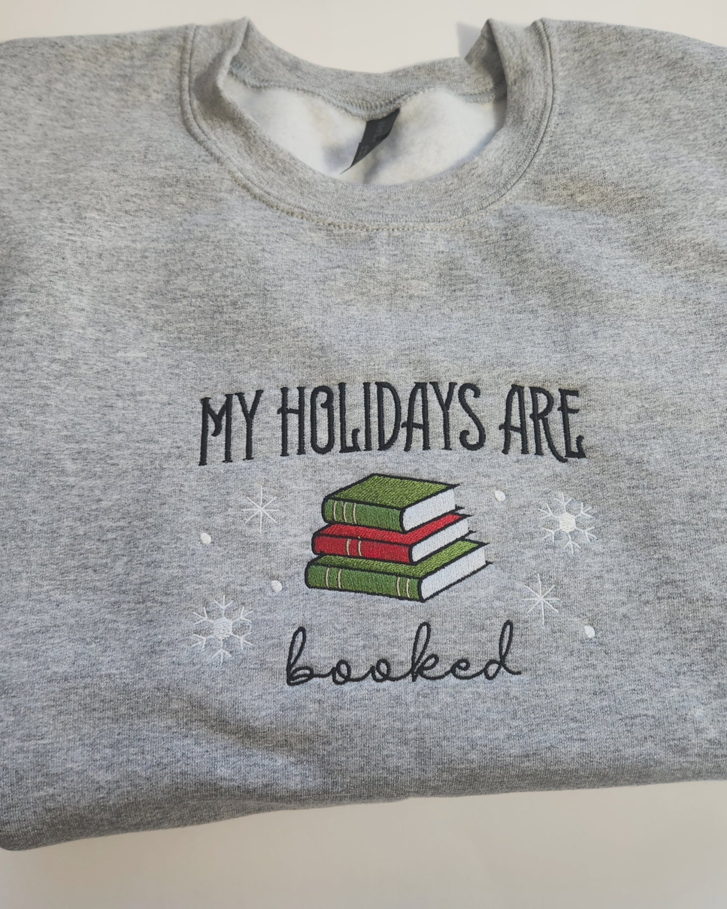 My holidays are booked crew neck