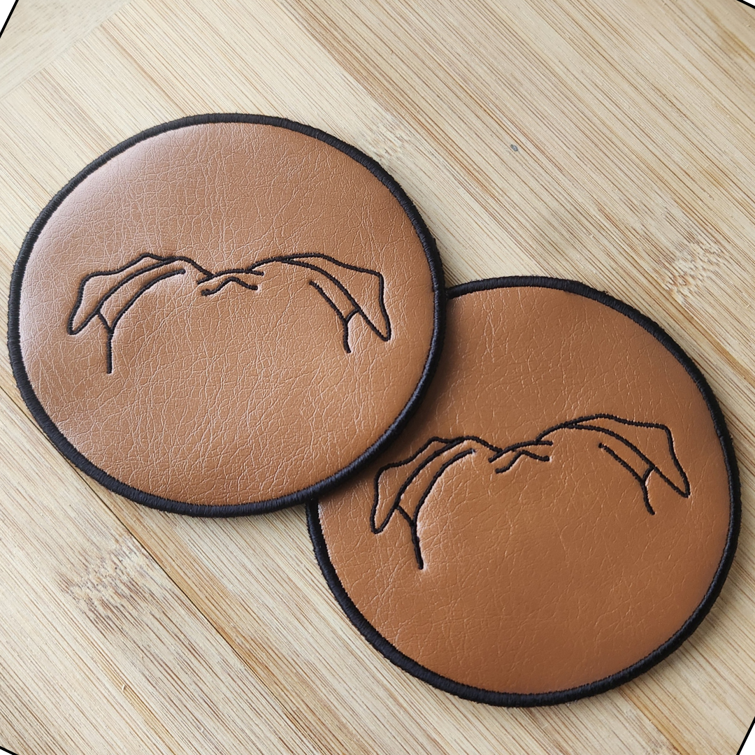 American Staffordshire Coaster -set of 2