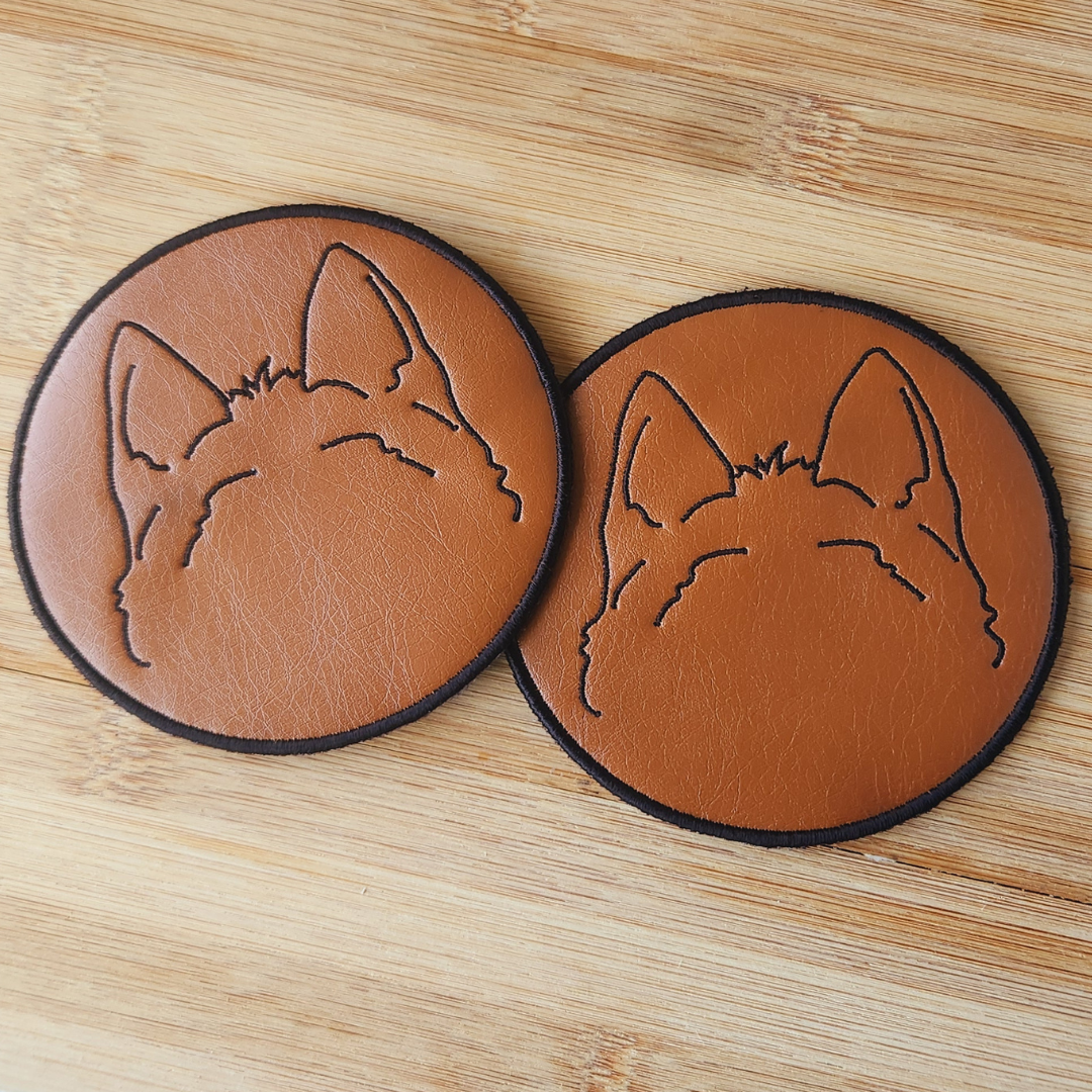 Husky coasters - set of 2